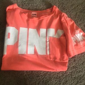 Pink tshirt large